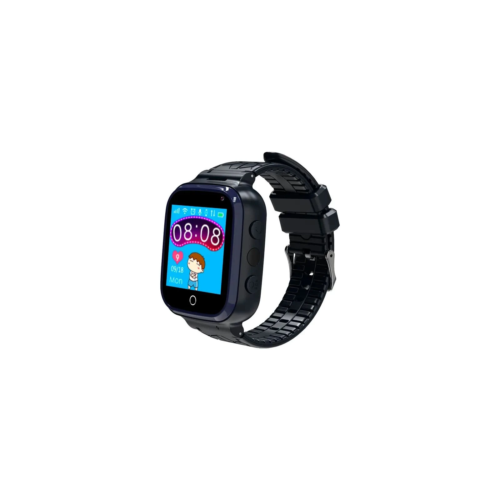 Смарт-часы Gelius Pro GP-PK007 (Ocean) Black Kids smart watch with GPS tracker (Pro GP-PK007 (Ocean) Black) (UA)