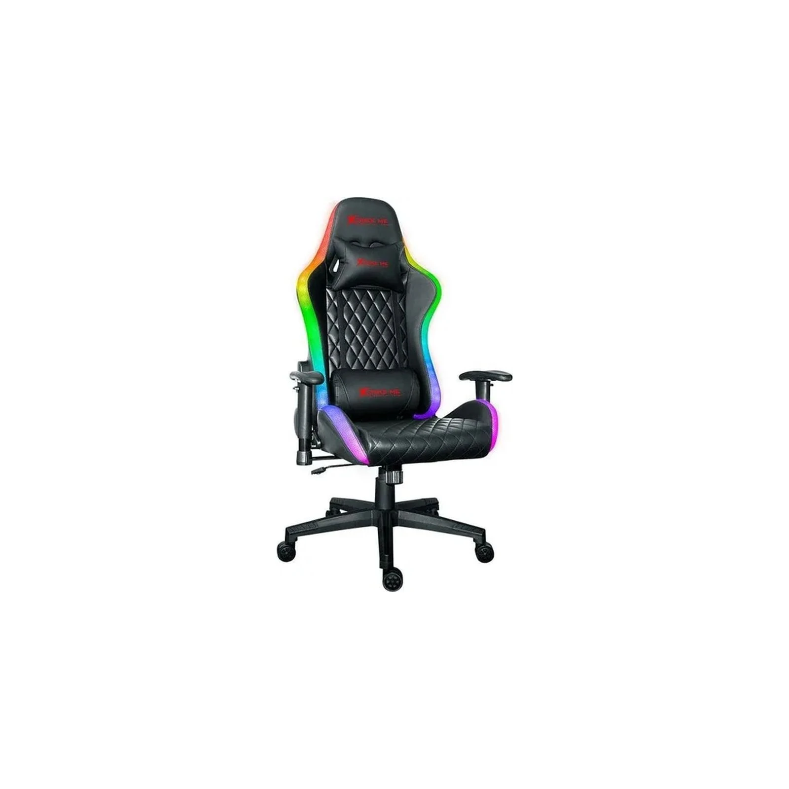 Ігрове крісло Xtrike ME Advanced Gaming Chair GC-907 RGB Black/Red (GC-907) (UA)