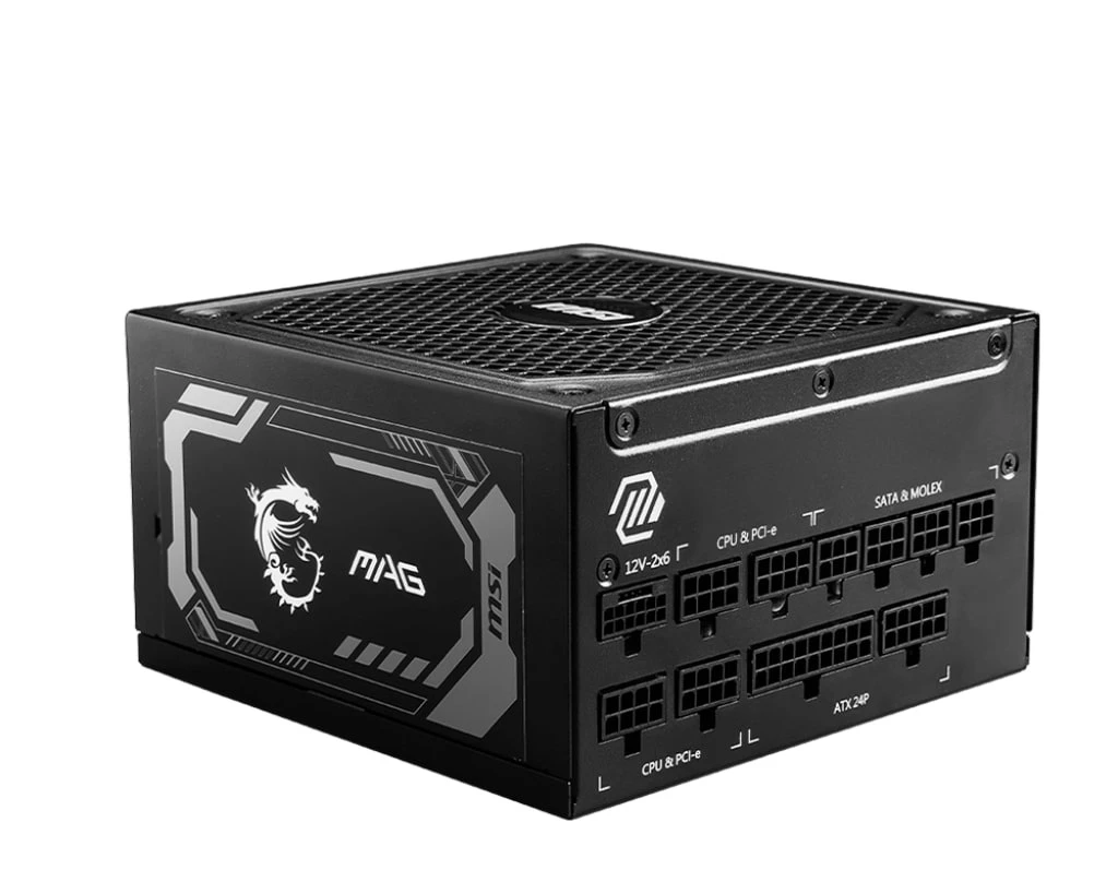 Блок живлення MSI MAG A1250GL PCIE5 1250W (306-7ZP9A11-CE0) (UA)
