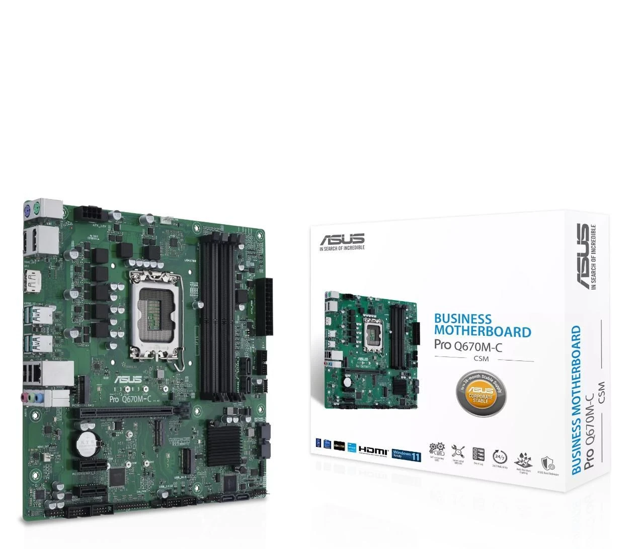 Материнська плата ASUS PRO Q670M-C-CSM EU