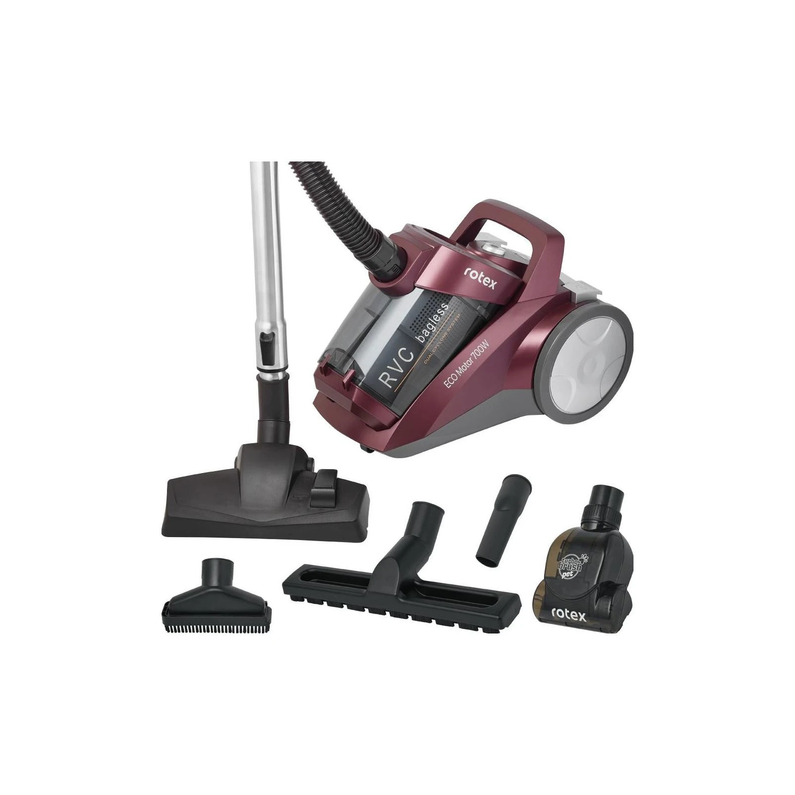 Пылесос Rotex RVC20-R TurboPet (UA)