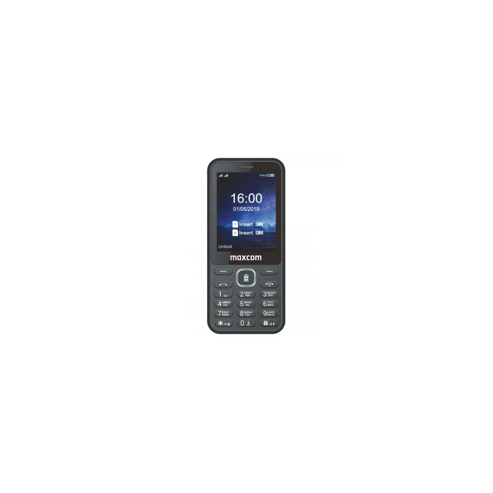 Мобильный телефон Maxcom MM814 Type-C Black (5908235977720) (UA)