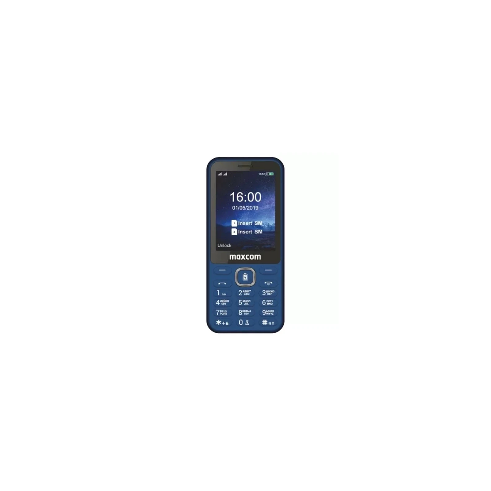 Мобильный телефон Maxcom MM814 Type-C Blue (5908235977737) (UA)