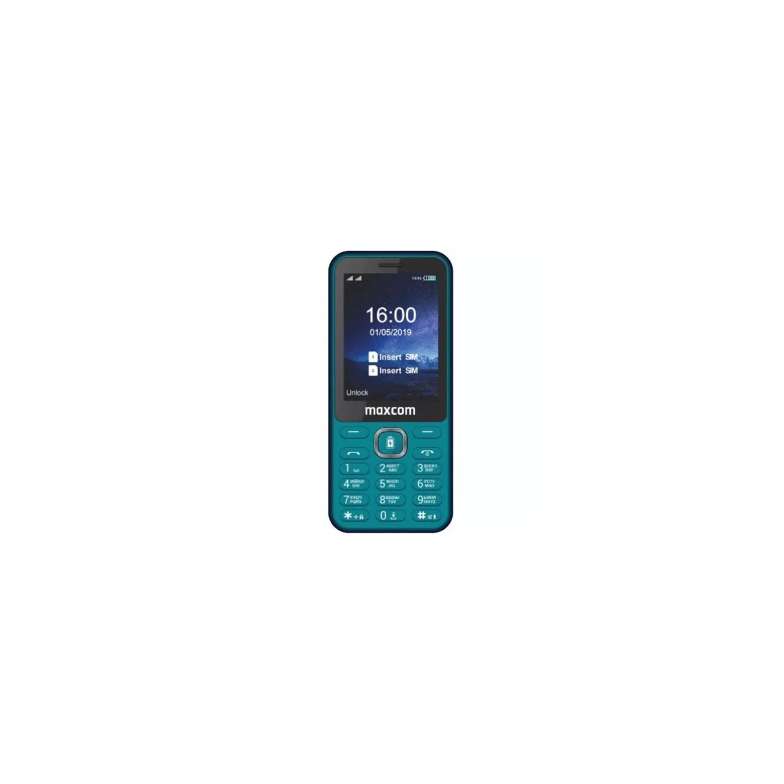 Мобильный телефон Maxcom MM814 Type-C Green (5908235977744) (UA)