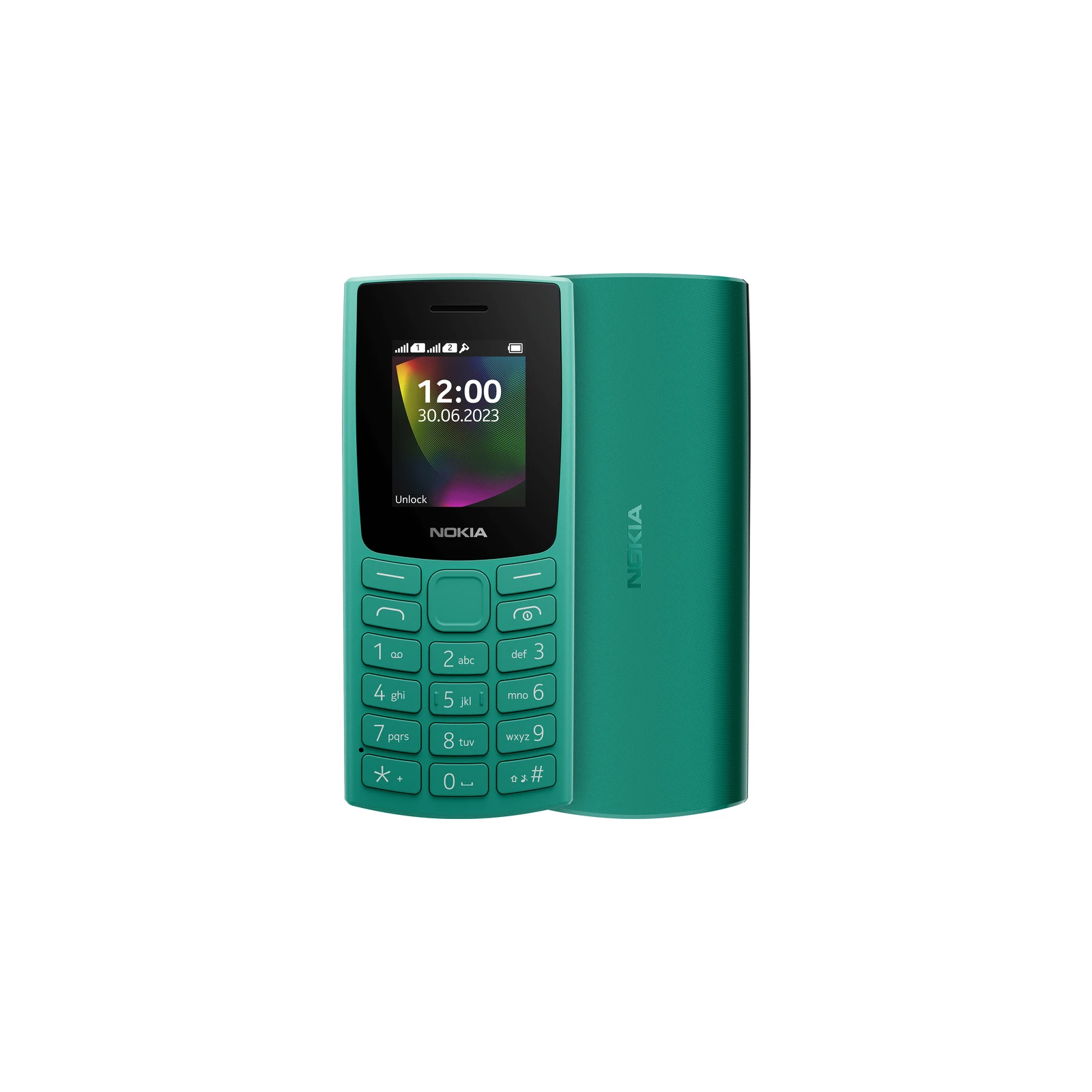 Мобільний телефон Nokia 106 DS 2023 Green (1GF019BPJ1C01) (UA)