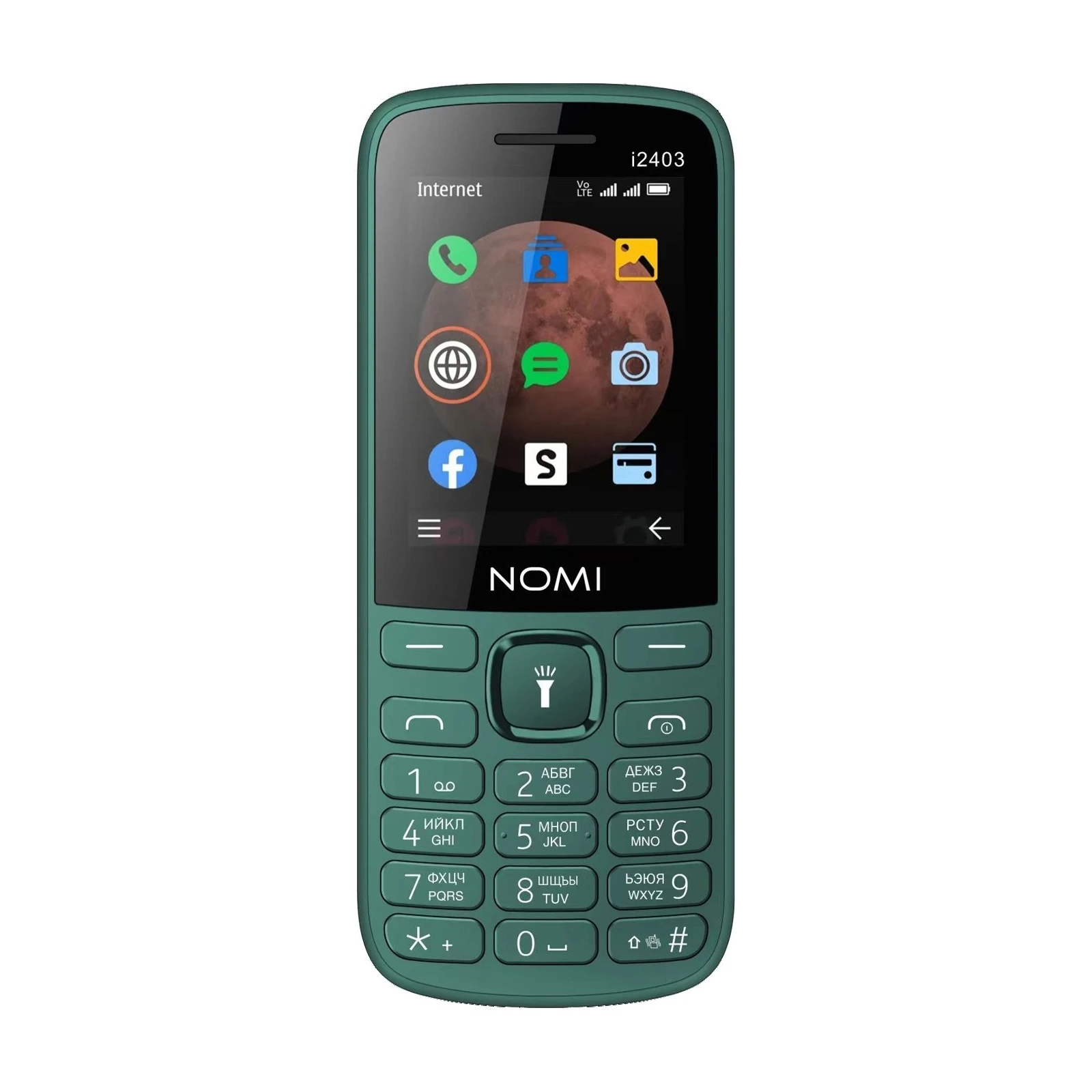 Мобільний телефон Nomi i2403 Dark Green (UA)