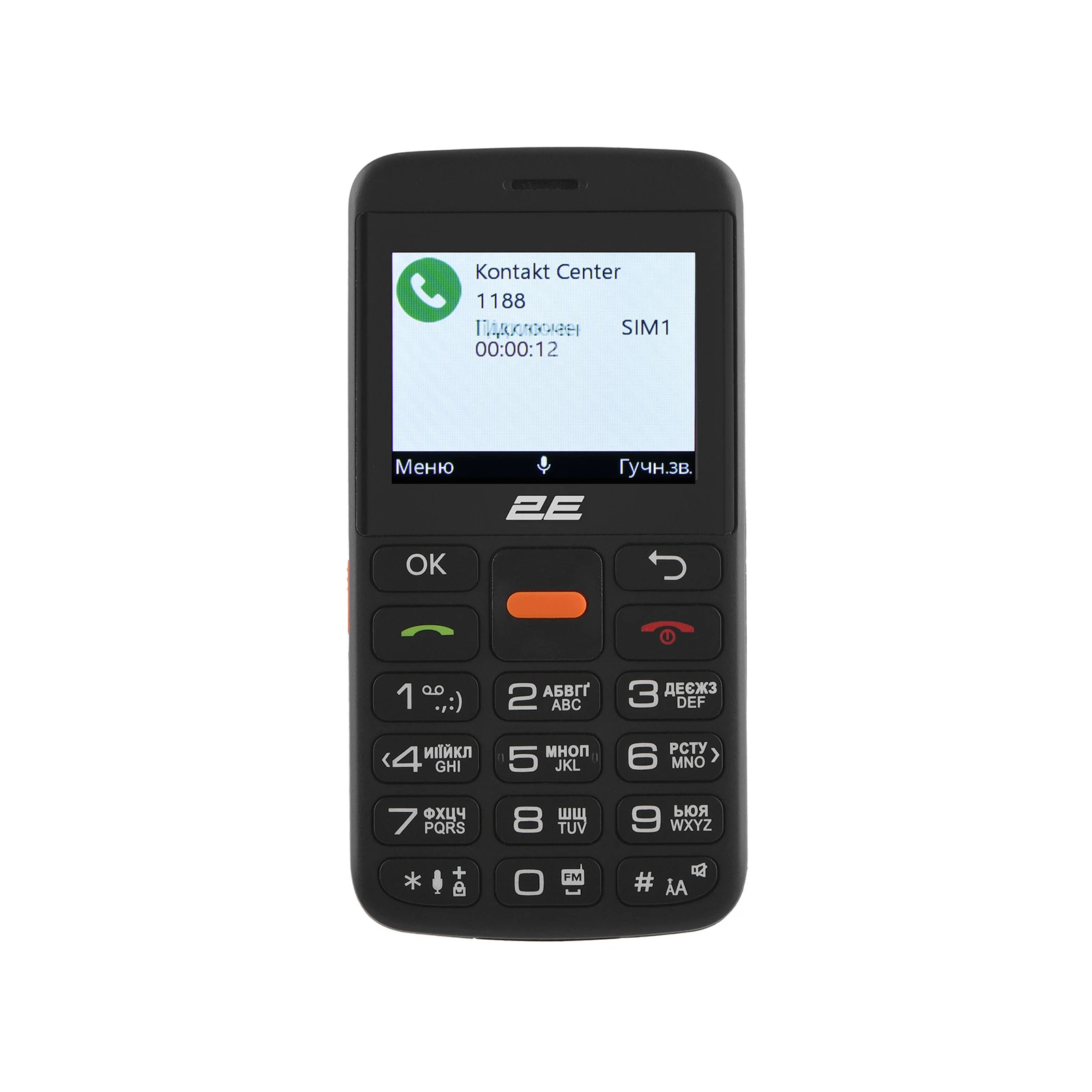 Мобільний телефон 2E T180 MAX Black (688130251051) (UA)