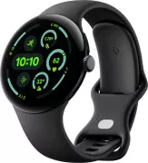 Google Pixel Watch 3 45 mm LTE Matte Black Aluminum Case/Obsidian Active Band