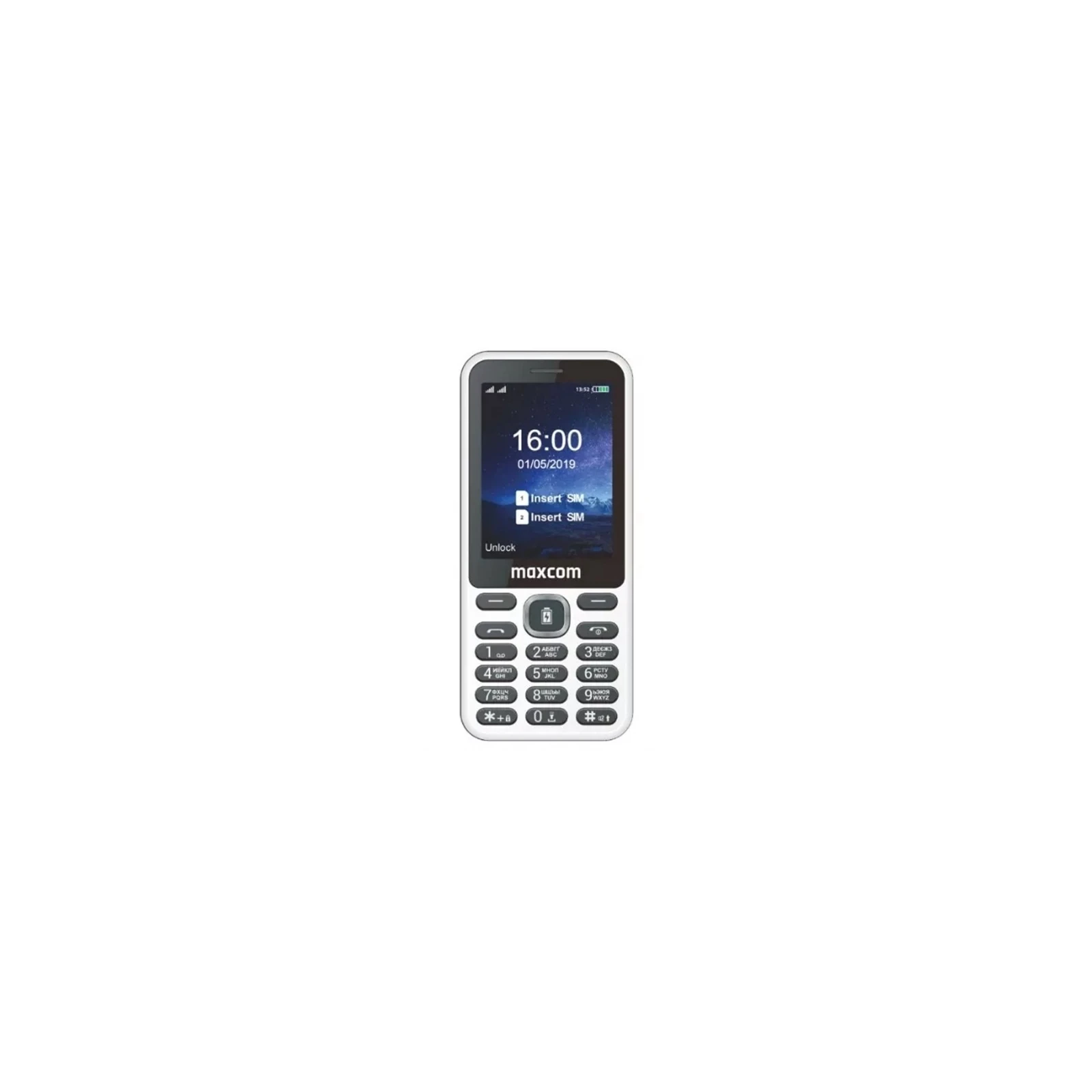 Мобільний телефон Maxcom MM814 Type-C White (5908235977751) (UA)