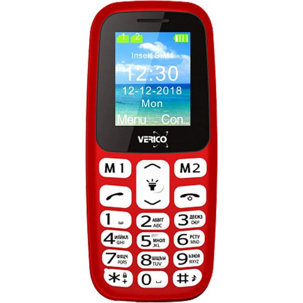 Мобильный телефон Verico Classic A183 Red (4713095608261) (UA)