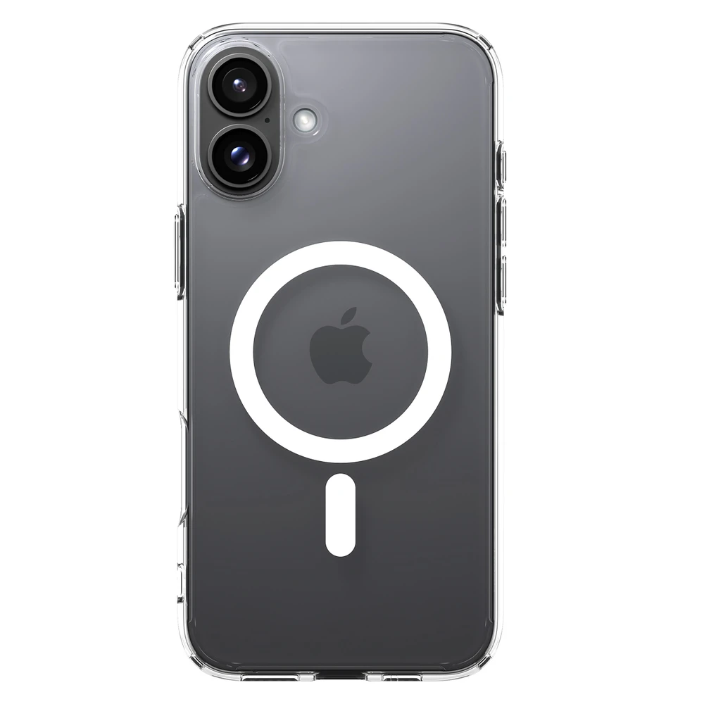 Spigen Чохол для iPhone 16, Ultra Hybrid MagFit, White (ACS08205) (UA)