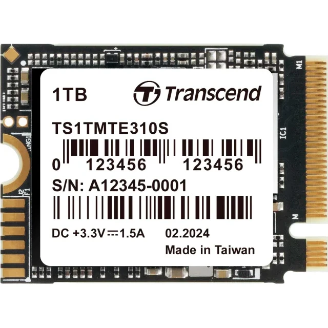 SSD диск Transcend M.2 1TB PCIe 4.0 MTE310S 2230 (TS1TMTE310S) (UA)