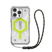 UAG Чохол+ремішок для iPhone 16 Pro, Pathfinder Clear Magsafe, Active Neon Lanyard (1144641BV01) (UA)