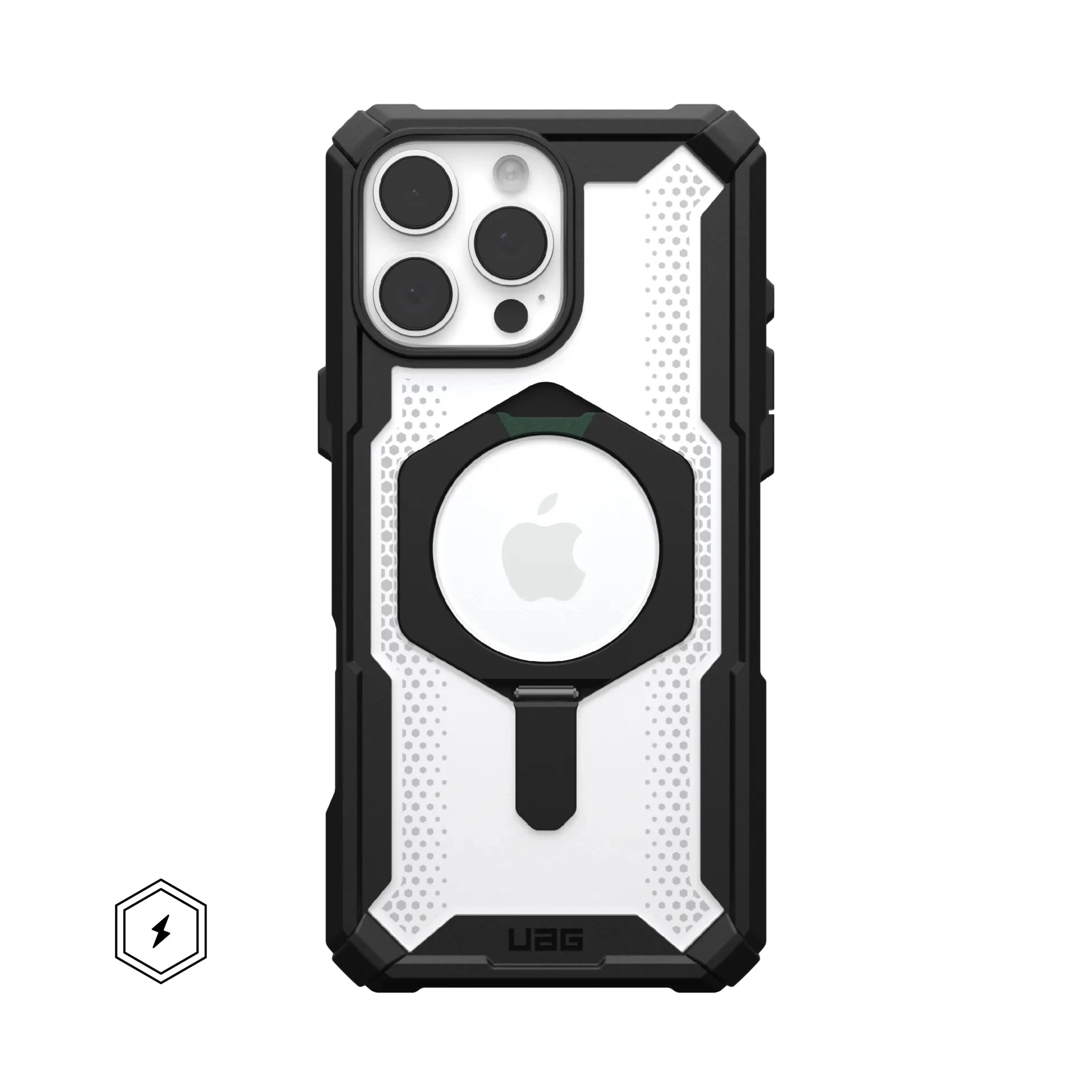 UAG Чохол для iPhone 16 Pro Max, Plasma XTE MagSafe, Black/Clear (11447511404G) (UA)