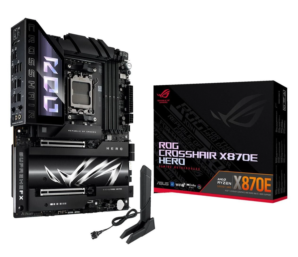 Материнська плата ASUS ROG CROSSHAIR X870E HERO EU