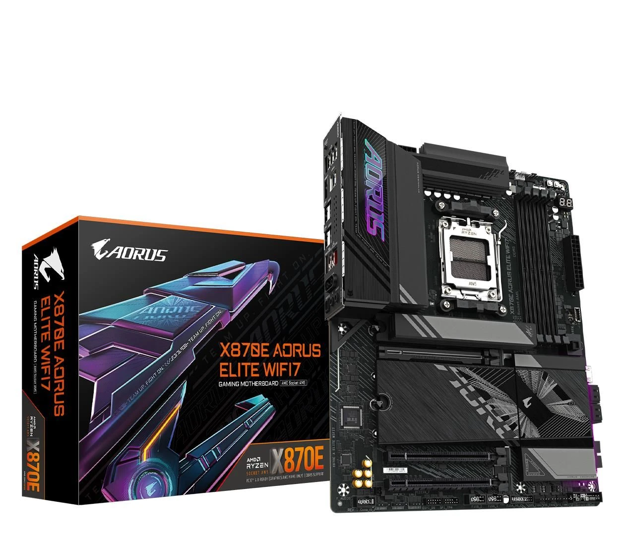 Материнська плата Gigabyte X870E AORUS ELITE WIFI7 EU