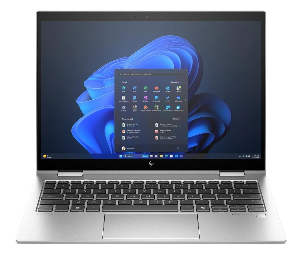 Ноутбук HP Elite x360 830 G11 Ultra 7-155U/16GB/512/Win11P (9G1B2ET)