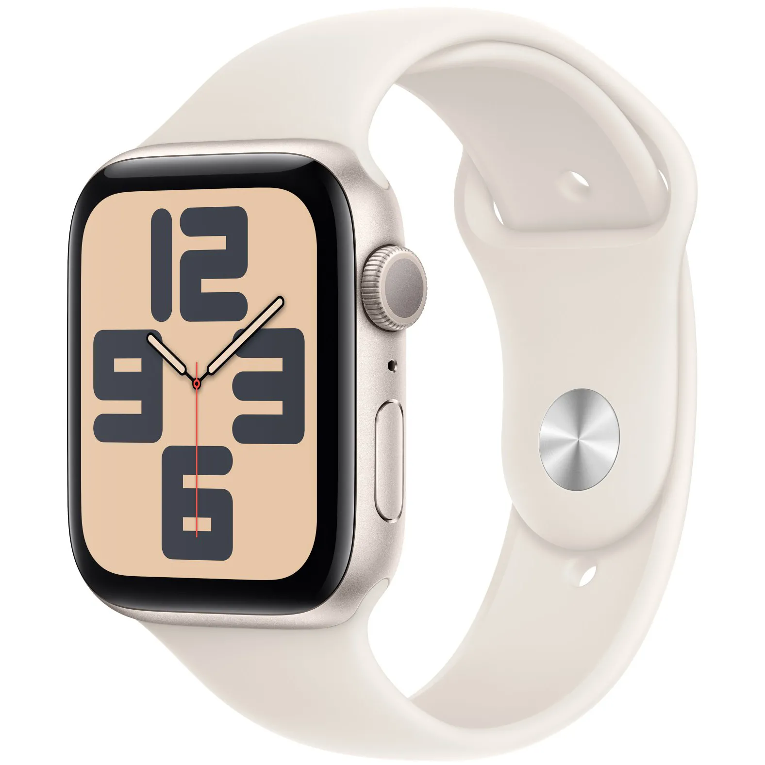 Годинники Apple Watch SE 2 GPS 44mm Starlight Aluminium Case with Starlight Sport Band M/L (MXEV3)