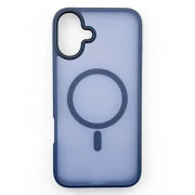 Чохол для мобільного телефону BeCover Metal Buttons Case (MagSafe) для Apple iPhone 16 Plus Blue (712094) (UA)