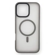 Чохол для мобільного телефону BeCover Metal Buttons Case (MagSafe) для Apple iPhone 16 Pro Gray (712098) (UA)