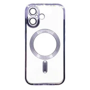 Чехол для мобильного телефона BeCover TPU Chrome Case (MagSafe) для Apple iPhone 16 Plus Purple (712079) (UA)