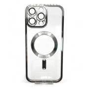 Чохол для мобільного телефону BeCover TPU Chrome Case (MagSafe) Apple iPhone 16 Pro Max Silver (712088) (UA)