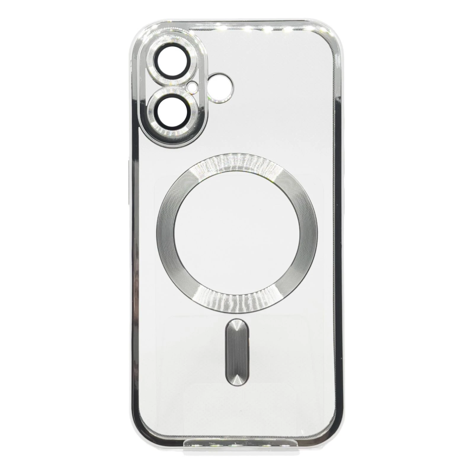 Чохол для мобільного телефону BeCover TPU Chrome Case (MagSafe) для Apple iPhone 16 Silver (712073) (UA)