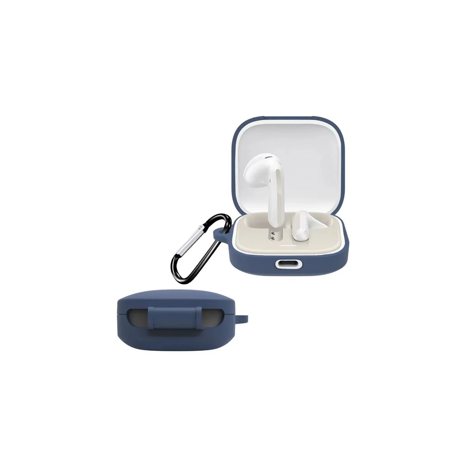 Чохол для навушників BeCover Silicon для Xiaomi Redmi Buds 6 Active Deep Blue (712013) (UA)