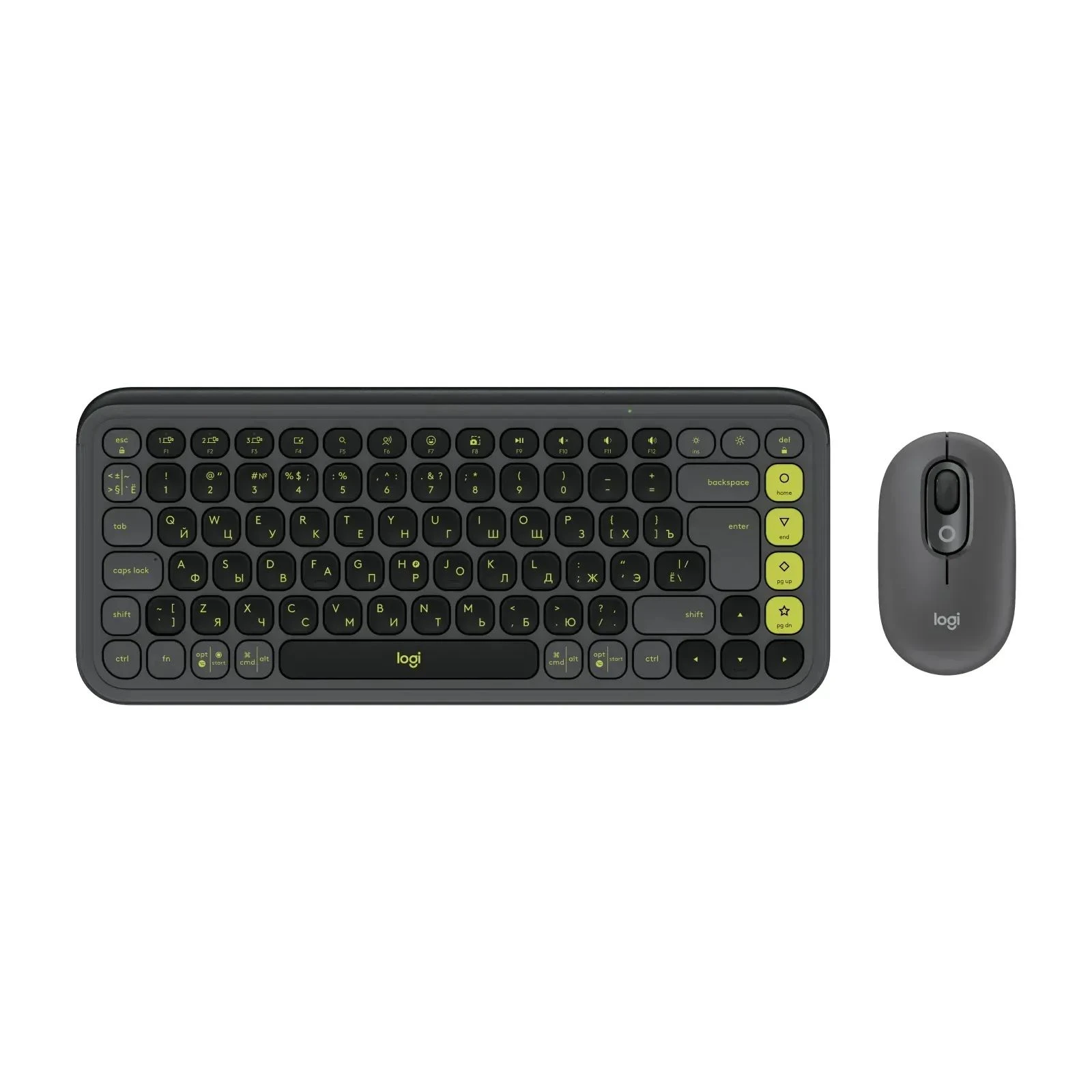 Комплект Logitech POP Icon Combo Bluetooth UA Graphite (920-013156) (UA)