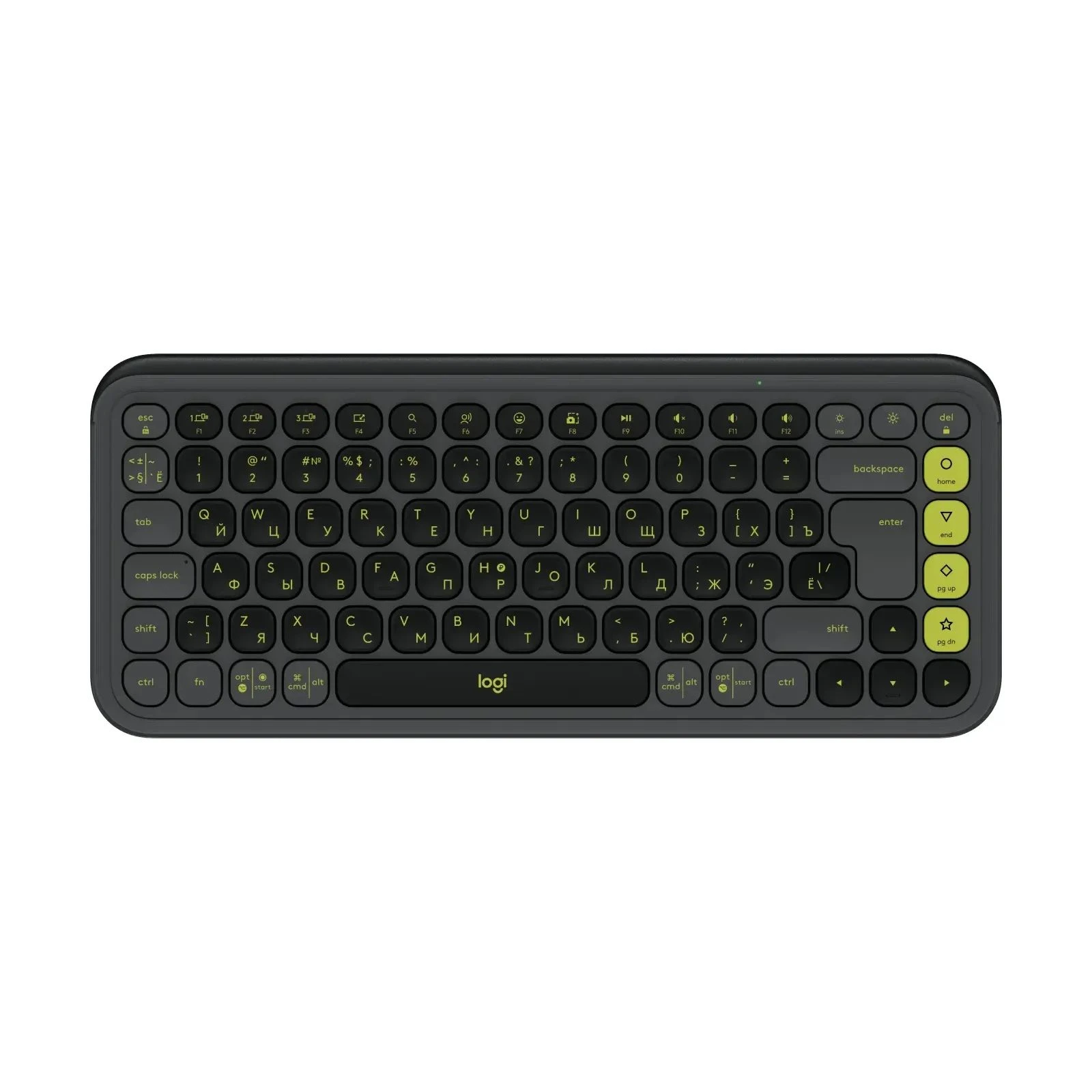 Клавіатура Logitech POP Icon Keys Bluetooth UA Graphite (920-013157) (UA)