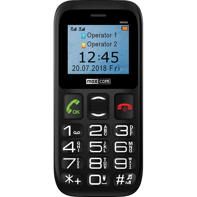 Мобильный телефон Maxcom MM426 Black (UA)