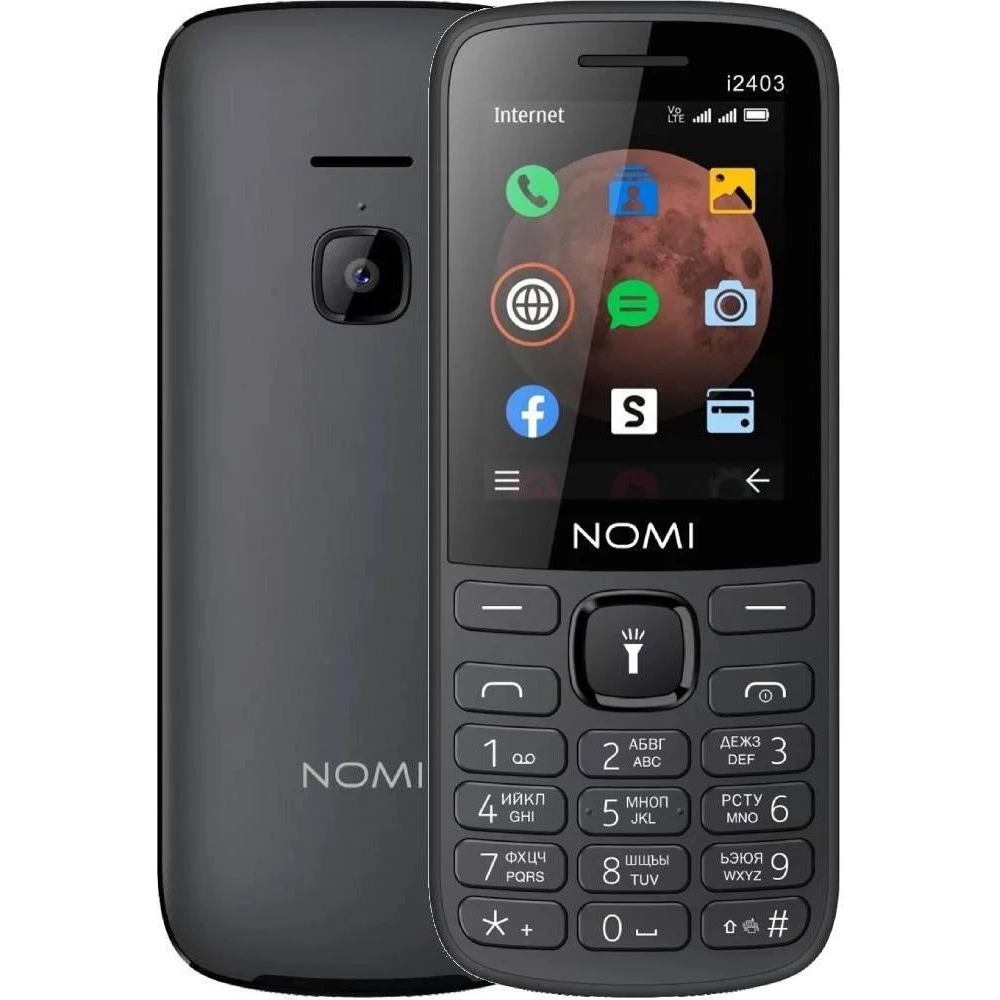 Мобільний телефон Nomi i2403 Black (UA)