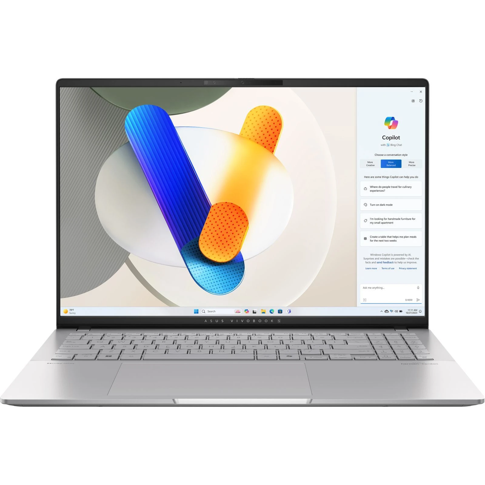 Ноутбук ASUS Vivobook S 16 OLED M5606WA-MX023X (90NB14B3-M00140) (UA)