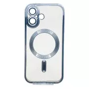 Чохол для мобільного телефону BeCover TPU Chrome Case (MagSafe) Apple iPhone 16 Plus Sierra Blue (712077) (UA)