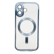 Чохол для мобільного телефону BeCover TPU Chrome Case (MagSafe) для Apple iPhone 16 Sierra Blue (712072) (UA)