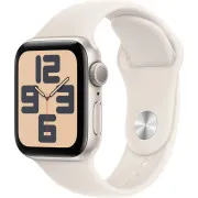 Apple Watch SE 2 GPS 40mm Starlight Aluminium Case w. Starlight Sport Band - M/L (MXEG3)