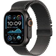 Apple Watch Ultra 2 GPS + Cellular 49mm Black Titan. Case w. Black Titanium Milanese Loop - Large (MYTC3)