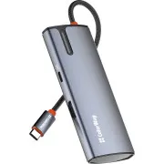 USB-Hub ColorWay Docking Station USB-C 5-в-1 Type C PD 100W/USB3.0х3/HDMI 4К (CW-HUB01)