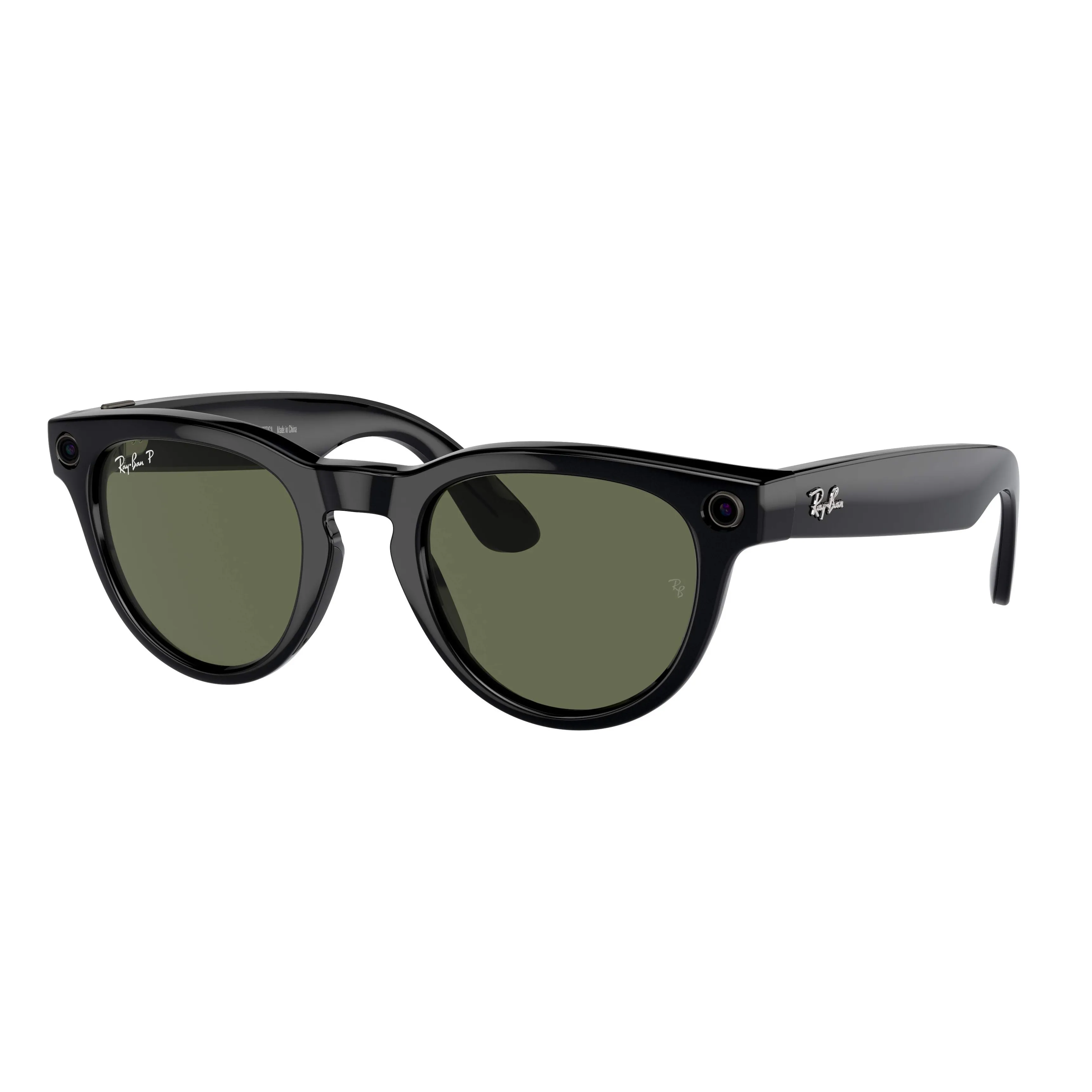 Смарт-очки Ray-Ban Meta Headliner Shiny Black Frame/Green Lenses (RW4009F 601/9A 50-23)