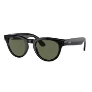 Смарт-очки Ray-Ban Meta Headliner Shiny Black Frame/Green Lenses (RW4009F 601/9A 50-23)