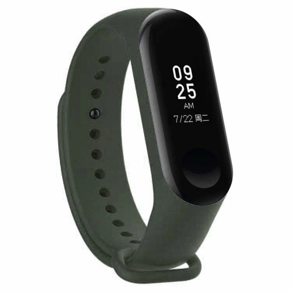 Ремешок для фитнес браслета BeCover Silicone для Xiaomi Mi Band 3/4 Khaki (704649) (UA)