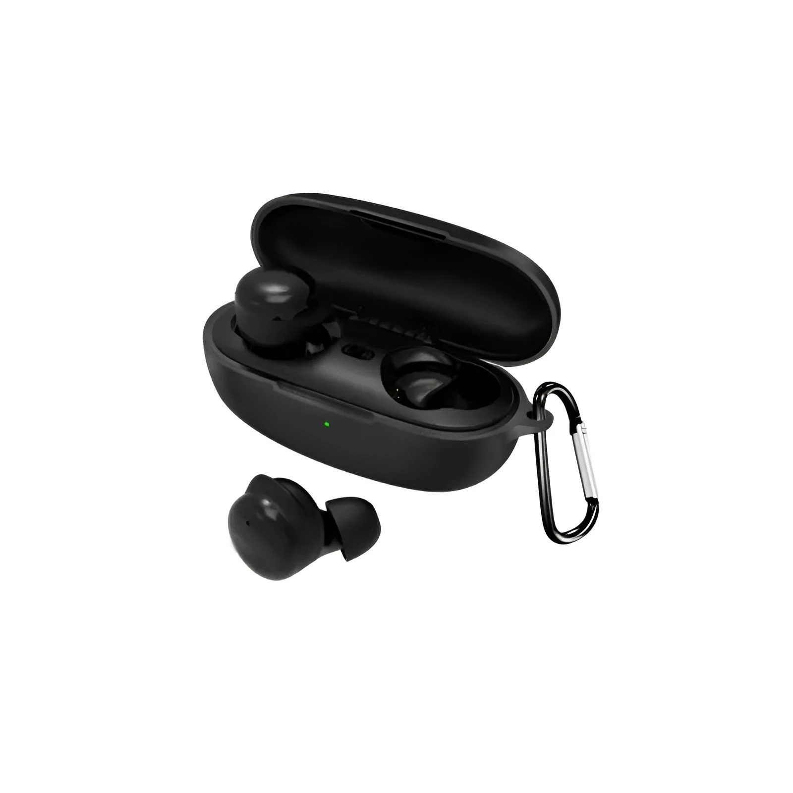 Чохол для навушників BeCover Silicon для QCY T17 Black (710175) (UA)