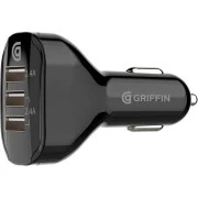 Автомобільний зарядний пристрій Griffin 3-Port 4.8A USB Black (GP-008-BLK)
