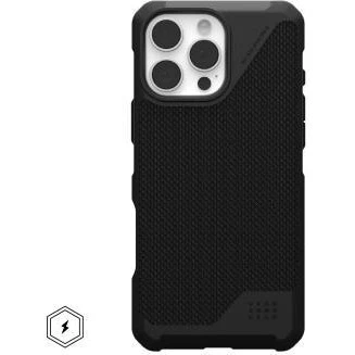 Чехол для смартфона URBAN ARMOR GEAR iPhone 16 Pro Max Metropolis LT Magsafe, Kevlar Black (114453113940) (UA)
