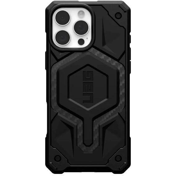 Чохол для смартфону URBAN ARMOR GEAR iPhone 16 Pro Max, Monarch Pro Magsafe, Carbon Fiber (114457114242) (UA)