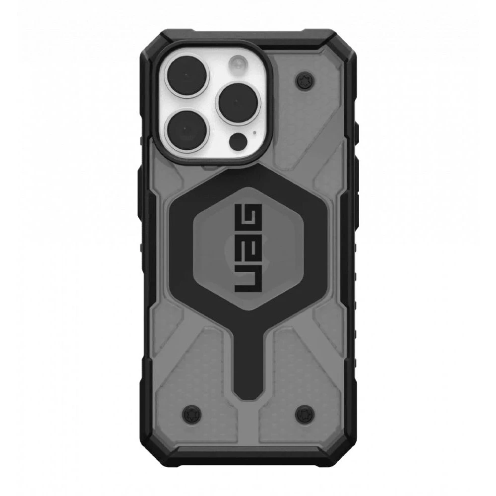Чехол для смартфона URBAN ARMOR GEAR iPhone 16 Pro Max, Pathfinder Clear Magsafe, Ash (114465113131) (UA)