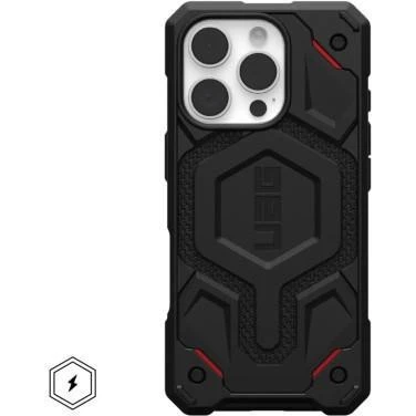 Чохол для смартфону URBAN ARMOR GEAR iPhone 16 Pro, Monarch Pro Magsafe, Kevlar Black (114456113940) (UA)