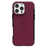 Чохол для смартфону URBAN ARMOR GEAR iPhone 16 Pro Max, Civilian Magsafe, Bordeaux (114445119049) (UA)