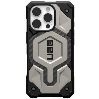 Чехол для смартфона URBAN ARMOR GEAR iPhone 16 Pro, Monarch Pro Magsafe, Titanium (114456113636) (UA)
