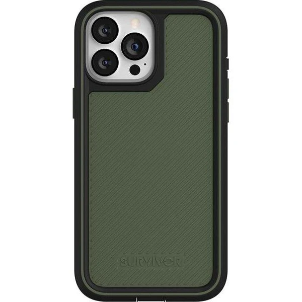 Griffin Survivor Earth for iPhone 13 Pro Max & iPhone 12 Pro Max - Black/Wild Fern (GIP-076-BWFN)